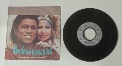 JERMAINE JACKSON & PIA ZADORA * WHEN THE RAIN BEGINS TO FALL * FOLLOW MY HEARTBEAT * 45LİK PLAK