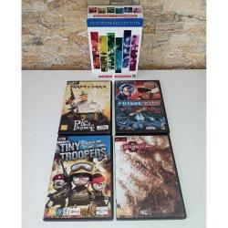Pc oyun Box Set. 4 video games platinum Collection. Orijinal. 4 adet Pc oyun. Diskler tertemiz koleksiyonluk. tiny troopers, future wars, sam & max the devil’s playhouse, afterfall insanity extended edition