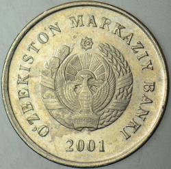 ÖZBEKİSTAN 10 SOM 2001 YILI.