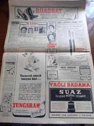 Cumhuriyet Gazetesi - 21 Eylül 1949 - sterlin düşünce Cumhuriyet Başmakale - sterlinin paramızla değeri 11, 34 iken 7,84 oldu - Üç memleket daha paralarını düşürdü - Birleşmiş Milletler Dün toplantılarına başladı - Demokrat Parti genel idare kurulu dün İstanbul'da yaptığı toplantı esnasında fotoğraf - balkanlarda Sovyet oyunu - Moskova tito'ya karşı bulgarlarla arnavutları kışkırtıyor - İstanbul'da lağvedilen ve kurulan mektepler - Alman kabinesi kuruldu - seçim cetvelleri asıldı fotoğraf - Ordu vapuru yalnız 76 hacı ile hareket etti - Beyoğlu istiklal'de Ar sineması önünde cinayet - ya Zafer ya ölüm filmi Alemdar ve milli sinemada -  Tana Casuslar perisi filmi şark sinemasında - Turgut Reis yazan Halikarnas Balıkçısı - Hindistan'da Gandhi Günü - İzmir fuarı kapandı - Pompei'nin son günleri mi yazan Burhan Felek - yeni vergi kanunları yazan Aziz Tahsin Balkanlı Yazı Dizisi - Aspro ağrı kesici - Üsküdar Kız koleji -Zehra bilir Mustafa Çağlar İsmail Dümbüllü Yenikapı M. Çakır Gazinosunda