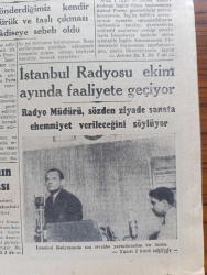 Cumhuriyet Gazetesi - 2 Temmuz 1949 -  İleri Bir Adım yazan Nadir Nadi Başmakale - siyasi havayı kaplayan ifrat dalgası tavsadı - tarım politikamız ve küçük müstahsil - Marshall yardımı gereğince memleketimize gönderilen son sistem traktörler fotoğraf - Bulgaristan'dan yurdumuza ilticalar gittikçe artıyor - İçişleri Bakanı Emin Erişirgil'in demeci - Asya işçi Federasyonu kurulacak Türkiye'de iştirak edecek -Sabahattin Ali'nin eşyası ve kemikleri fotoğraf - Denizcilik Bayramı münasebeti ile Dün moda koyunda yapılan yarışlardan biri görünüş - İstanbul radyosu Ekim ayında faaliyete geçiyor fotoğraf - demokrasi cilveleri A. Adnan Adıvar Yazı Dizisi - Şehir Tiyatrosu sanatkarlarından Hüseyin Kemal jübilesi bu akşam - atom bombasını atan uçak müzeye konacak - General Ali Fuat Cebesoy Fransa'dan dönüyor - hava rekabeti yazan Burhan Felek - Perihan Altındağ Sözeri'nin seni coşkun suların plağı sahibinin sesinde - Müzeyyen Senar Işıl  beyaz parkta - Mualla ışık Heybeliada  iskele gazinosunda