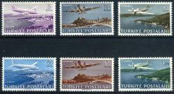 Koleksiyon Pulları, 4.Uçak Serisi,1949 6 Pul Tam Seri,Damgasız