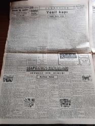 Cumhuriyet Gazetesi - 16 Ekim 1949 - bugün yazan Nadir Nadi Başmakale - 12 İlimizde ara seçimler bugün yapılıyor - bugünkü ara seçimlerin yapılacağı 12 ilimiz harita - İstanbul'da katin netice bu gece yarısından sonra anlaşılacak - Ara seçim İstanbul CHP adayları Atıf Ödül Ekrem Amaç ve müstakil aday Rauf Orbay fotoğraf - maçka'da şark kahvesi dün açıldı fotoğraf - Galatasaray 2 emniyet 0 - Beşiktaş istanbulspor'u 3 0 yendi - Tokat'ta seçim mücadelesi - Paris'te grevler başladı - ulaştırma bakanı Kemal satır dün yazarımızla görüşürken fotoğraf - haftanın şakaları birazdan Burhan Felek - yeşil kapı yazan  Falih Rıfkı Atay - Cumhuriyet Bayramı törenine partilerin iştiraki - Mardin seçimlerinde büyük paralar döndü - Marshall yardım mütehassısı Eric Johnston gitti fotoğraf - Turgut Reis yazan Halikarnas balıkçısı yazı dizisi - İzmir Şehir tiyatrosunun turnesi - Bir Çiçek Üç Böcek filmi Sümer sinemasında - ilk İstanbul sergisi yazan Haluk Yusuf Şehsuvaroğlu - Nuriye Koç - Muazzez Yanıkses