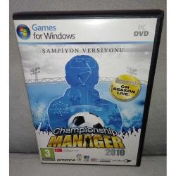 Pc oyun championship manager 2010 şampiyon versiyonu. Orijinal. Kitapçıklı. Disk 10 üzerinden 9.5 koleksiyonluk