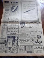 Cumhuriyet Gazetesi - 23 Temmuz 1947 - Yunanistan'da İspanya tecrübesi mi yazan Nadir Nadi Başmakale - komünist Yunan kabinesi Hudut dışında hazır - Demokrat Parti Genel merkezinde toplantılar başladı - Celal Bayar dünkü oturum açarken ve kendisini dinleyen delegeler fotoğraf - gizli komünist partisi kuranlar yargılanıyor - Doktor Şefik Hüsnü ile Türkiye sosyalist partisi kurucusu elli iki arkadaşının muhakemelerine sıkıyönetim mahkemesinde başlandı - Jack İmhalyan - Leon İlya - dost İngiliz filosunun İstanbul'da ikinci günü fotoğraf - köy enstitülerinin dayandığı esaslar yazan profesör Fındıkoğlu - yabancı kadın yazan Ahmet Hidayet Reel yazı dizisi - şımarık mahdumlar yazan Burhan Felek - kudüs'te 90 bin Yahudi göz hapsine alındı - İsmail Dümbüllü tiyatrosu ve Müzeyyen Senar Işıl bu akşam Kadıköy Süreyya'da - Galatasaray İngilizlerle maçı 6-0 kazandı - İngiliz denizcileri ile yüzme müsabakası - sadi tek tiyatrosu - Star traş bıçağı - bugünkü radyo programı - Bulmaca - Borsa