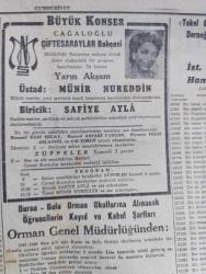 Cumhuriyet Gazetesi - 30 Temmuz 1947 - sağduyuya gayret yazan Nadir Nadi Başmakale - Demokrat Parti bundan sonra ne yapacak - Celal Bayar'ın köylülere cevabı - Rusya balkanlar işinde veto dedi - Türklüğü tahkir davası Necip Fazıl aleyhine açılan davaya dün başlandı fotoğraf - esir düşen yunanlı çetelerle görüştüm yazan Metin Toker - Endonezya'da harp Çetin safhaya girdi fotoğraf - Brest limanındaki korkunç infilak şimdiye kadar 20 kişinin öldüğü 300 kişinin yaralandığı haber veriliyor - Japonya ile ticaret - yabancı kadın yazan Ahmet Hidayet Reel yazı dizisi - Yunus Emre oratoryosu İstanbul'da çalınacak - Hulki Alisbah iller Bankası müdürü oldu - sevgili telefonlarımız yazan Burhan Felek - İsmail dümbüllü tiyatrosu ve Mefharet Yıldırım Kadıköy süreyya'da - Yarın akşam üstad Münir Nurettin Selçuk ve Safiye Ayla Cağaloğlu Çiftesaraylar Bahçesinde - Radyolin diş macunu - Good Year Lastikleri - Müzeyyen Senar Işıl ve Hacer Buluş Yenikapı M. Çakır Gazinosunda - bugünkü radyo programı