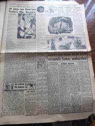 Cumhuriyet Pazar Gazetesi - 7 Şubat 1954 - hadiselerden ilhamlar sesli gazeteler - yaşadığımız şehir hayvanları eziyet sözde yasak yazan Kazım Kip - renkli karikatür - haftanın ansiklopedisi kazalar - küçük Kral çizen O. Soglow - dünya edebiyatından seçme hikayeler sinek yazan Katherine Mansfield - tarihten fıkralar derleyen Hakkı Ercan - Elizabeth Taylor yorgun düştü fotoğraf - Orson Welles boğa ile Charlie Chaplin ayı ile boğuştular fotoğraf - Gina Lollobrigida büyük oyunda fotoğraf - yeni Türk filmlerinden sahneler - Safiye Sultan filminde Cahit Irgat Atıf kaptan Feridun Çölgeçen Hulusi kentmen fotoğraf - bu kadın benimdir filminden bir fotoğraf - yağmur ve Rita Hayworth fotoğraf - Ev Kadın Moda - Tarihe Malolmuş Kadınlar Yazan Mustafa Baydar - Japonya'nın belini kıran leyte savaşında Samar muharebesi - evlenip boşanma şampiyonları nihayet birbirlerini buldular - Barbara Hutton İkinci kocası Danimarkalı Kont Reventlow ile fotoğraf -  1954 Fransız güzeli İrene Trune fotoğraf