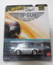 '71 Porsche 911 Top Gun Maverick Lisanslı 1/64 Ölçek 7 cm Diecast Premium Araç