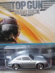 '71 Porsche 911 Top Gun Maverick Lisanslı 1/64 Ölçek 7 cm Diecast Premium Araç