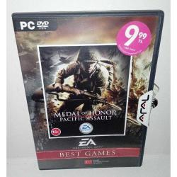 Pc oyun Medal of honor pacific assault. Orijinal.Kitapçıklı. Disk 10 üzerinden 8,5 koleksiyonluk