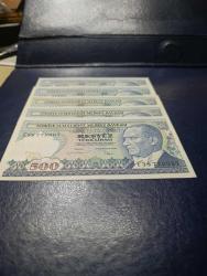 7 EMİSYON HARF TAKIMI TAM SET 500 LİRA