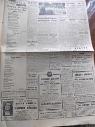 Cumhuriyet Gazetesi - 29 Haziran 1957 - Demokrat Parti seçim öncesi faaliyete girişti - büyük jüri 1956 1957 Yunus Nadi mükafatını alacak şairleri seçti fotoğraf - 1956 1957 Yunus Nadi mükafatını kazanan şair Asaf Çiylitepe fotoğraf - Ankara caddesi 20 metre genişliğinde olacak - Türkiye güzeli Suna Azak Avrupa'da Türkiye'yi temsil edecek - Fatin Rüştü Zorlu Elçi oluyor - Türk tabipler Birliği reçeteler ikinci defa kullanılmamalıdır dedi - İsmet İnönü yeşilköy'de uçakta inerken fotoğraf - cumhurbaşkanı Celal Bayar Haydarpaşa garında Başbakan Adnan Menderes ve Vali Fahrettin Kerim Gökay tarafından karşılanıyor fotoğraf - Yanlış Zifaf yazan Kemal Bilbaşar Yazı Dizisi - Fenerbahçe kiraya veriliyor  - 100. Yılına Erişen marif vekaletinin kuruluş seneleri yazan Haluk Yusuf Şehsuvaroğlu - bir perde kapandı yazan Nihal Karamağaralı Yazı Dizisi - Ankara İstanbul Radyosu Programı - tıp fakültesine devam eden ebelere Dün Haseki Hastanesi'nde rozet takıldı fotoğraf - Galatasaray Moskovaya gidiyor