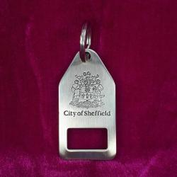 CITY OF SHEFFIELD ŞEHİR ARMALI KROM AÇACAK ANAHTARLIK
