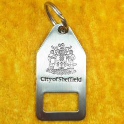 CITY OF SHEFFIELD ŞEHİR ARMALI KROM AÇACAK ANAHTARLIK