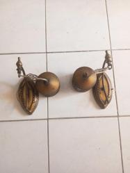 İki adet Prinç Avrupa 1940-60 arası duvar aplik