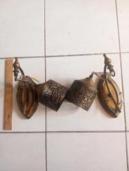 İki adet Prinç Avrupa 1940-60 arası duvar aplik