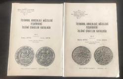 İSTANBUL ARKEOLAJİ MÜZELERİ TEŞHİRDEKİ İSLAMİ SİKKELER KATALOĞU / 2 CİLT ** TAKIM ** NADİRRR **
