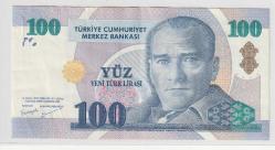 A25 SERİ 100 YENİ TÜRK LİRASI