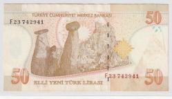 F23 SERİ 50 YENİ TÜRK LİRASI