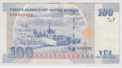 A30 SERİ 100 YENİ TÜRK LİRASI