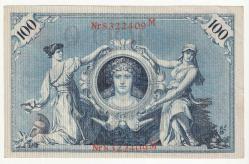 ALMANYA 1908 YILI 100 MARK
