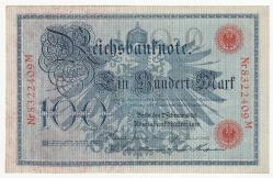 ALMANYA 1908 YILI 100 MARK