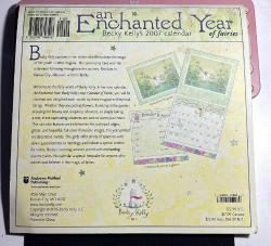EN ENCHANTED YEAR OF FAIRIES - BECKY KELLY'S 2007 CALENDAR - İÇİNDE DOĞUM GÜNLERİNİN DE KULLANILMAMIŞ SAYFASININ BULUNDUĞU HİÇ KULLANILMAMIŞ TAKVİM... NEREDEYSE YENİ KONDİSYONUNDA...