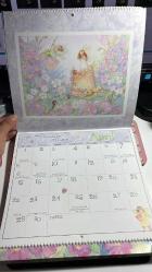 EN ENCHANTED YEAR OF FAIRIES - BECKY KELLY'S 2007 CALENDAR - İÇİNDE DOĞUM GÜNLERİNİN DE KULLANILMAMIŞ SAYFASININ BULUNDUĞU HİÇ KULLANILMAMIŞ TAKVİM... NEREDEYSE YENİ KONDİSYONUNDA...