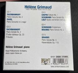 HELENE GRIMAUD - THE PIANO COLLECTION - RACHMANINOF - RAVEL - CHOPIN - SCHUMANN - LISZT - BRAHMS - BRILLIANT CLASSICS 2006 - ORİJİNAL KUTUSUNDA TOPLAM 5 CD - KOLEKSİYON ÜRÜN ÇOK TEMİZ... CD LER KULLANILMAMIŞ DERECEDE YENİ...