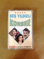 BEŞ YILDIZLI KONSER - İBRAHİM TATLISES / BÜLENT ERSOY / MİNE KOŞAN / HAKKI BULUT / YÜKSEL ÖZKASAP - KASET