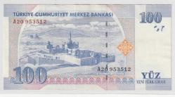 A20 SERİ 100 YENİ TÜRK LİRASI
