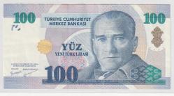 A20 SERİ 100 YENİ TÜRK LİRASI