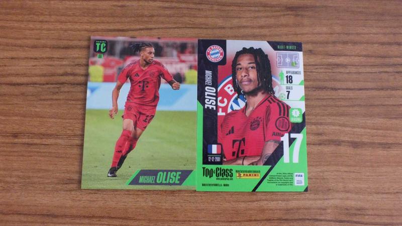 2025 Panini Top Class Michael Olise FC Bayern München Base card No