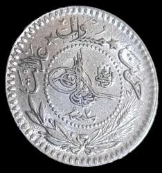 V Mehmet Reşat 1327/7 5  Para Çil altı RR Nadir elgazi