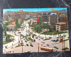 ANKARA KIZILAY MEYDANI 1980 KARTPOSTAL.  ARKASI YAZILI KONDİSYON YÜKSEK KOLEKSİYONLUK