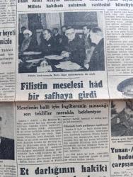 Cumhuriyet Gazetesi - 7 Şubat 1947 - Suriye'nin tuttuğu yanlış yol Cumhuriyet Başmakale - Güney sınırımızda Kürt devleti kurma hülyaları - Kürtlerin şefi ve önderi olduğu söylenen Sabri Buzan fotoğraf - meclisin kış tatili - Ulus gazetesinin verdiği hüküm - Falih Rıfkı Atay'ın makalesi millete yalan söylüyorlar - Filistin konferansı'nda Bevin diğer murahhaslarla bir arada fotoğraf - Yunan Arnavut hududunda çarpışma oldu - Ticaret Bakanı Atıf inan ve ekonomi bakanı Tahsin Bekir Balta Dün tüccarlarla görüşürlerken fotoğraf - Mareşal Fevzi Çakmak'ın beyanatı - Suat Hayri Ürgüplü davası - barış antlaşmaları pazartesi imzalanıyor - Türk güreşi Yazan İsmail Habib Sevük - eski İstanbul yaşayışı yazan Adile Ayda - Ürdün kralı Abdullah ile bir mülakat - hep istiyorlar yazan Burhan Felek - kanserle Savaş Kurumu kuruluyor - Rusya Amerika'dan ödünç aldığı 95 gemiyi iade etmiyor - eşsiz Türk filmi yanık kaval senaryo ve reji Baha Gelenbevi - Yunus Nadi mükafatı Almanya meselesi - radyo programı