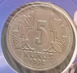 1938 5 Kuruş Kendi Özel Tanıtım kitinde