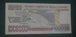 7 Emisyon S 74 Seri 1 Milyon Lira Çil altı