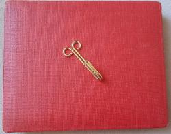 MASONİK ZANAAT LOCASI AKSESUAR YAKA SABİTLEYİCİ ROZET - MADALYA C2271