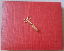 MASONİK ZANAAT LOCASI AKSESUAR YAKA SABİTLEYİCİ ROZET - MADALYA C2271