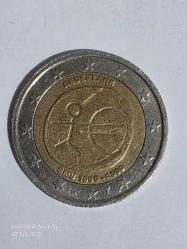 NEDERLAND HOLLANDA 2009 2 EURO AVRUPA BİRLİĞİNİN 10.YILI ÇÖP ADAM