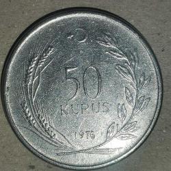 TÜRKİYE  1976    50 KURUŞ