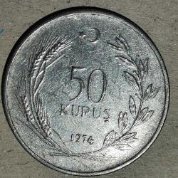TÜRKİYE  1974    50 KURUŞ