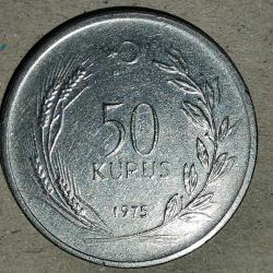 TÜRKİYE  1975    50 KURUŞ