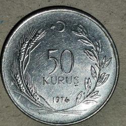 TÜRKİYE  1974    50 KURUŞ