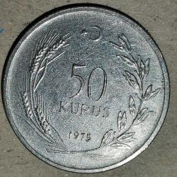 TÜRKİYE  1975    50 KURUŞ