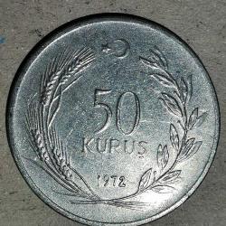TÜRKİYE  1972    50 KURUŞ