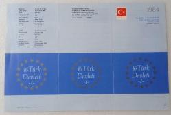 16 Türk Devleti 1 • 1984 - Türkçe * İngilizce * Fransızca *Almanca ~ #.. BROŞÜR..#