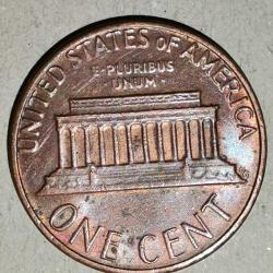 AMERİKA 1982 D  1 CENT    2,5 GRAM   (YAYGIN CENTLER  3,11 GRAM)