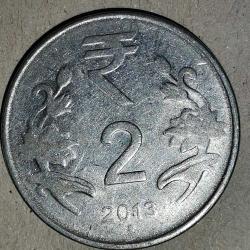 HİNDİSTAN   2013   2  RUPİ
